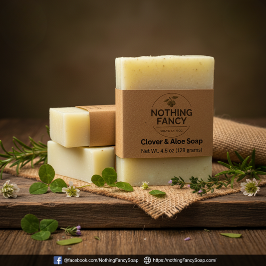 Clover and Aloe Soap Bar | Fresh Greens & Citrus
